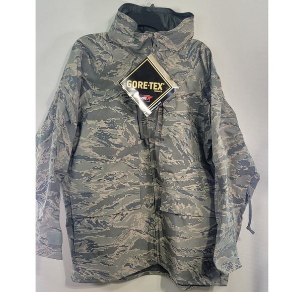 Gore-tex US Military Parka Mens Large Regular Camo Softshell Coat All USE NWT - Picture 1 of 8